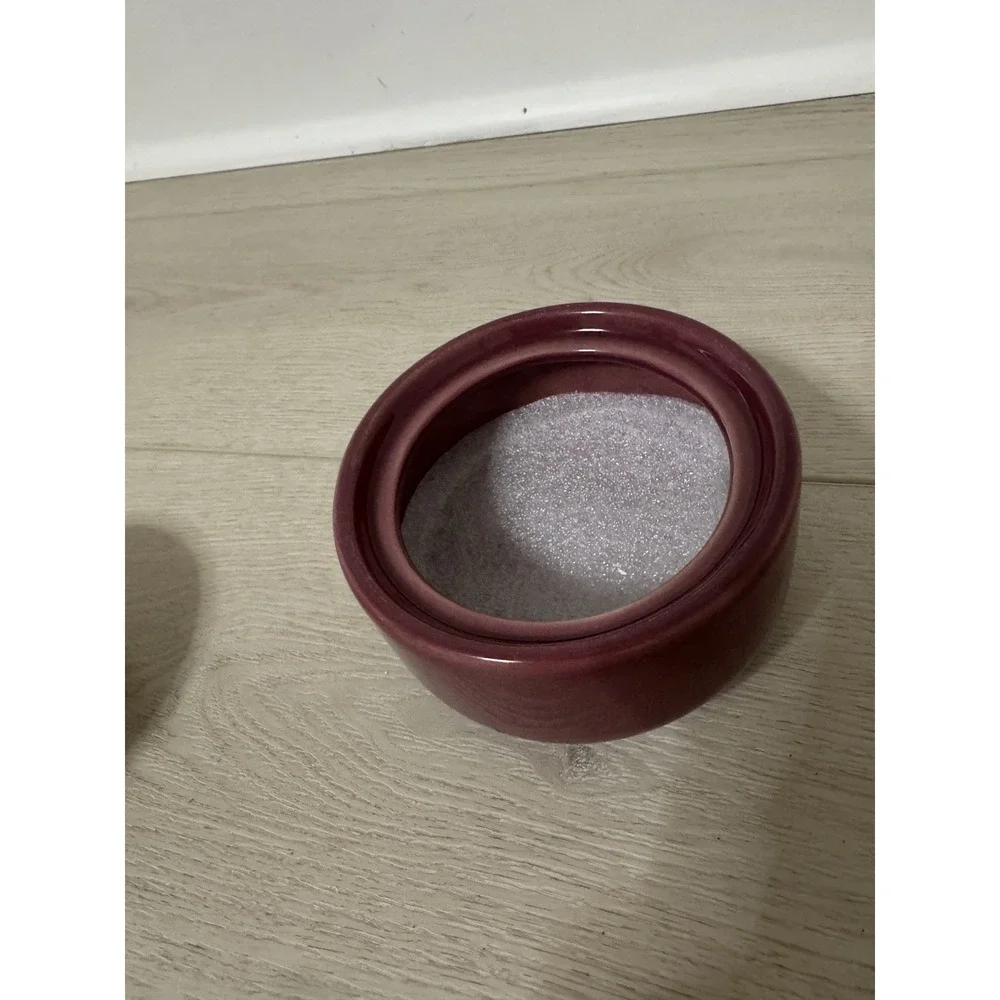 Decorative Bathroom Ceramic Jar with Lid - Dispenser Apothecary Vanity Canister